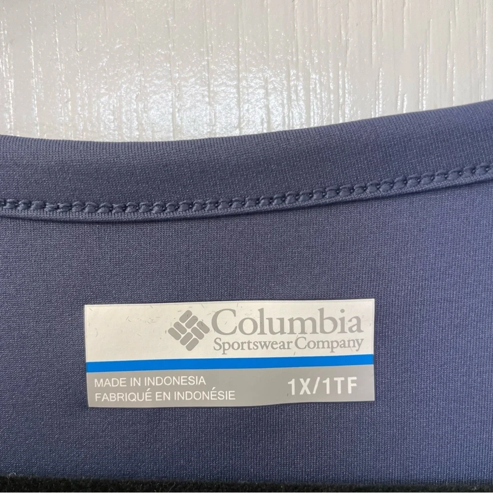 Columbia Deep Blue Sleeveless Midi Dress - Picture 2 of 8